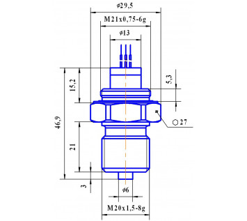 Pressure sensor TM 0,1(0,16)-...