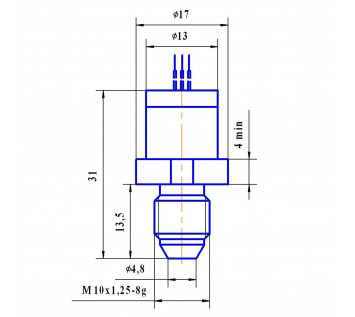 Pressure sensor MD 1,6(2,5...10)-...