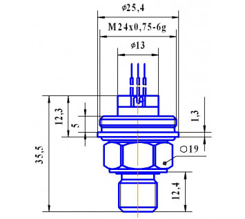 Pressure sensor HP 1,6(2,5…150) - …
