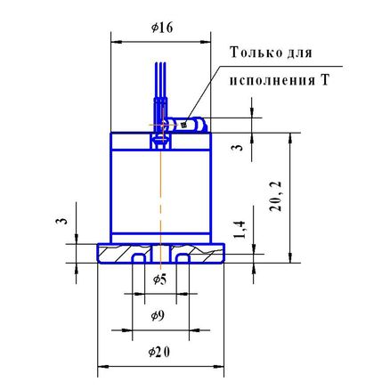 Pressure sensor DD 2,5; DD 2,5-T