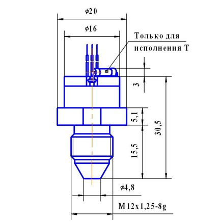 Pressure sensor D 25(40...150); D 25(40...150)-T