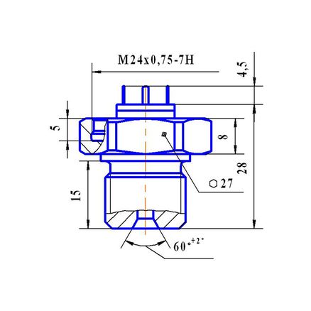 Pressure sensor HD 100(160...500)-...-MВ1(MВ2)