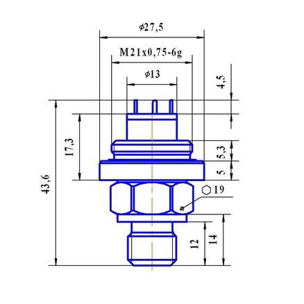 Pressure sensor HPL 0,06(0,1; 0,16)-...