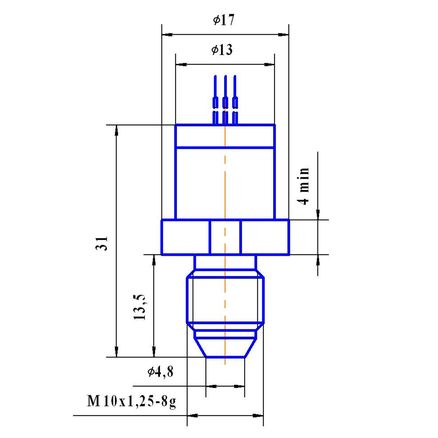 Pressure sensor MD 1,6(2,5...10)-...