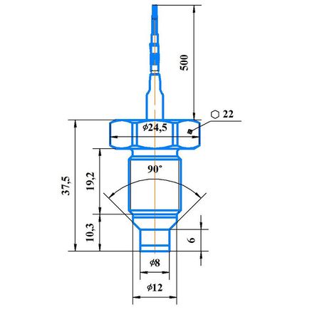 Pressure sensor PF-P 16(25;40) – 103(113, 203, 213, 303, 313) - ….