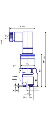 Microelectronic pressure transmitters PTM-M series