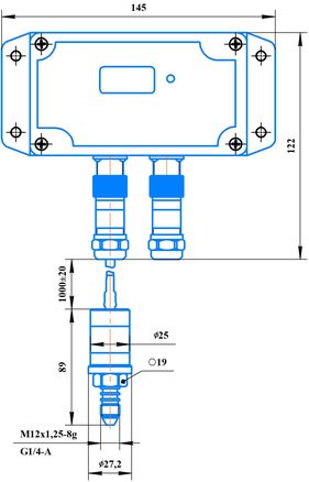 Smart High-temperature pressure transmitters PTM-RS Series
