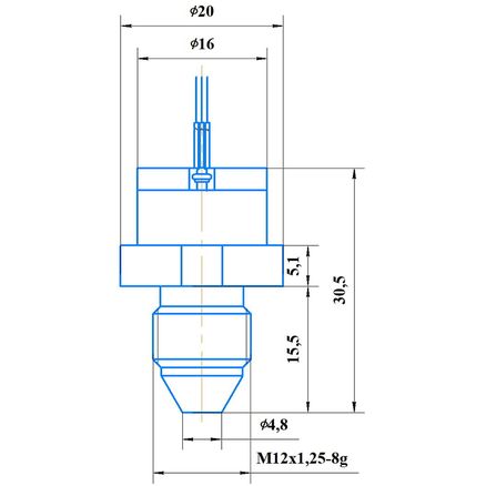 Pressure sensor D 25(40...150)-