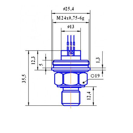 Pressure sensor HP 1,6(2,5…150) - …