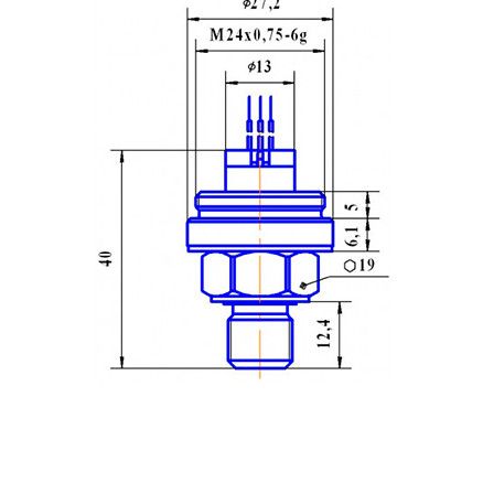 Pressure sensor HP 0,06(0,1;0,16) - …