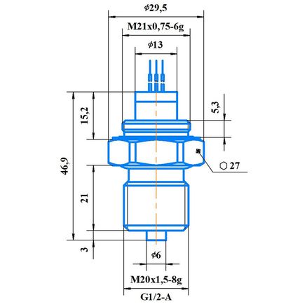 Pressure sensor TM 0,1(0,16)-...